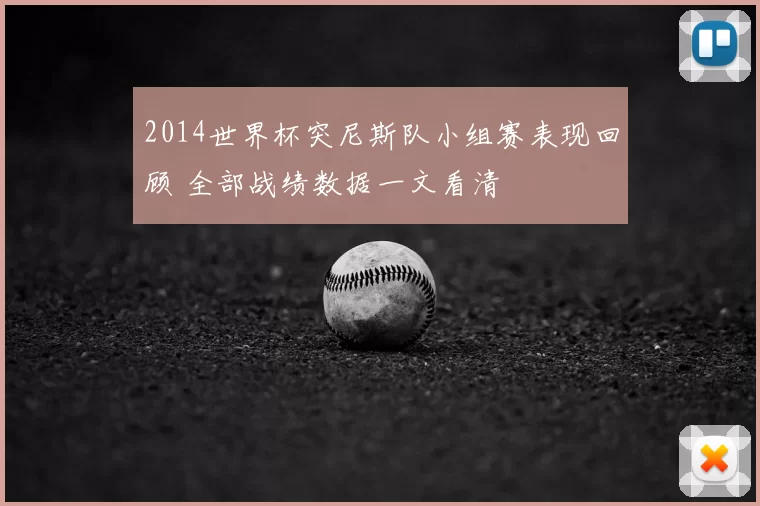 2014世界杯突尼斯队小组赛表现回顾 全部战绩数据一文看清