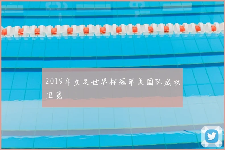 2019年女足世界杯冠军美国队成功卫冕