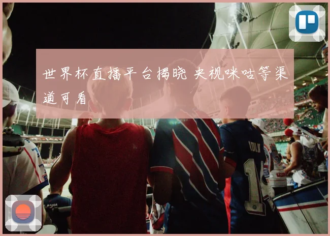世界杯直播平台揭晓 央视咪咕等渠道可看